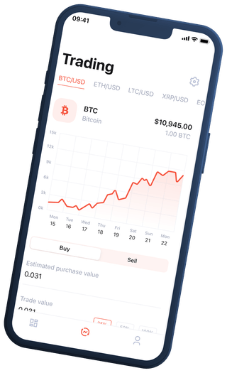 Bouclier Fondange interface de plateforme de trading automatisé de cryptomonnaies